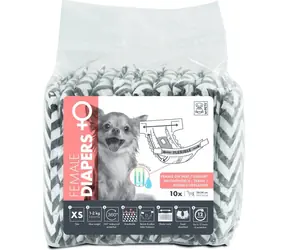 M-PETS Pleny pro feny XS / Jednorázové / savé / 34x26 cm / 10 ks