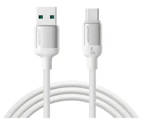 Joyroom S-A62 Lively Series bílá / Nabíjecí kabel / USB-A - USB-C / 3A / 1,2 m