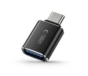 Tech-Protect UltraBoost černá / OTG adaptér / USB-C (M) - USB-A (F)