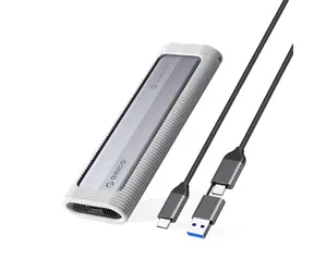 Orico AXM2F-V1 šedá / Box pro M.2 NGFF SSD / USB-C / 5 Gb/s