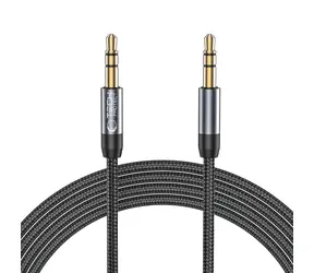Tech-Protect UltraBoost černá / Audio kabel / Jack 3.5mm - Jack 3.5mm / 1,5 m