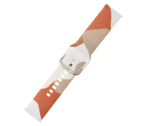 Hurtel Silikonový řemínek Moro vzor 5 / Řemínek / Samsung Galaxy Watch 40/41/42/43/44 mm / Silikonový