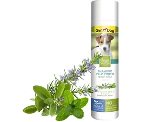GimDog Šampon krátká srst 250 ml / Šampon pro psy / Rozmarýn, máta a šalvěj / Pro krátkosrstá plemena