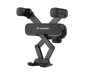 Wozinsky WCHBK7 černá / Gravitační držák telefonu do auta / úchyt do ventilace