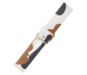 Hurtel Silikonový řemínek Moro vzor 1, 40/41/42/43/44 mm / Řemínek / Samsung Galaxy Watch / Maskáčový vzor