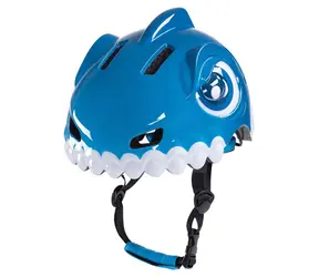 Wozinsky Dinosaurus S modrá / Dětská cyklistická helma / velikost S