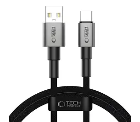 Tech-Protect UltraBoost DNA šedá / Kabel USB-A - USB-C / 15W/3A / 100 cm