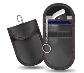 Tech-Protect KLR100 černá/červená / Pouzdro na klíčenku auta / RFID blokace