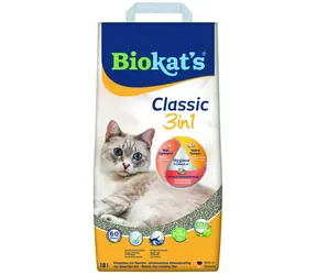 BIOKAT'S Podestýlka Classic 18 l / Hrudkující / 100% přírodní jíl