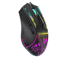 Wozinsky WMGB-3200 černá / Bezdrátová herní myš / optická / 3200 DPI / RGB / dobíjecí baterie