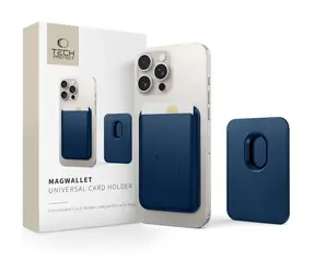 Tech-Protect MagWallet modrá / Peněženka na karty / MagSafe / Univerzální