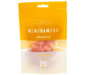 Huhubamboo Kuřecí prsa / Pamlsky pro psy / masové / 75 g