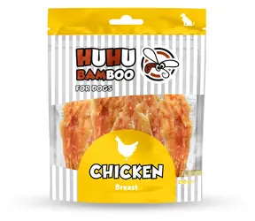 HUHUBAMBOO Pamlsek pro psy Kuřecí prsa / 250 g