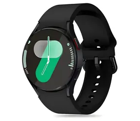 Tech-Protect Silicone Strap černá / Řemínek / pro Samsung Galaxy Watch 4/5/5 Pro/6/7/FE / silikonový