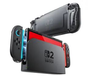Supcase Crystal transparentní černá / Ochranný kryt / pro Nintendo Switch 2