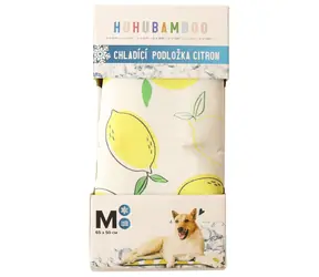 Huhubamboo Chladicí podložka citron M / Chladicí podložka / 65x50 cm