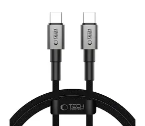 Tech-Protect UltraBoost DNA šedá / Kabel USB-C - USB-C / PD 60W/3A / 100 cm