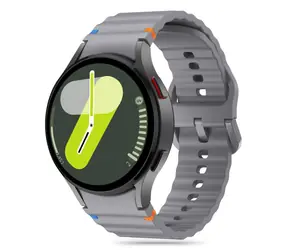 Tech-Protect Silicone Sport šedá / Řemínek / pro Samsung Galaxy Watch 4/5/5 Pro/6/7/FE / Silikonový