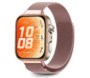 Tech-Protect MilaneseBand růžová / Řemínek milánský tah / pro Huawei Watch Fit 3