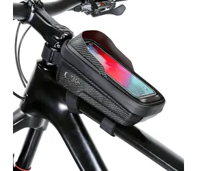 Tech-Protect V2 Bike Bag 1l černá / Brašna na kolo s pouzdrem na telefon