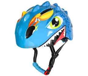 Wozinsky dětská cyklistická helma Dragon modrá / Helma / Velikost S / Odlehčená