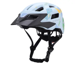 Wozinsky S světle modrá / Dětská cyklistická helma / Odnímatelný kšilt / MTB