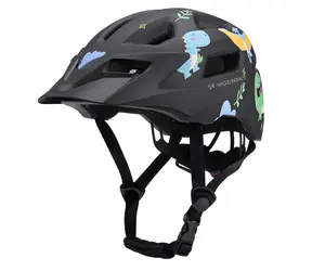 Wozinsky MTB černá S / Dětská cyklistická helma / snímatelný kšilt