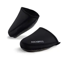 Rockbros LF1030 černá / Cyklistické návleky na boty / Větruodolné a zateplené / Vel. 39-45