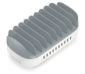 Orico DUK-10P-V1 bílá / Nabíjecí stanice / 10x USB-A