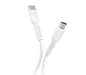 SBS Datový kabel USB-C bílá / Kabel / Power Delivery 25 W / 1 m