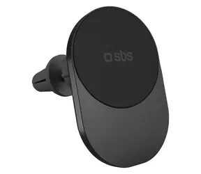 SBS TESUPPVENTWIRQI215W černá / Držák do auta / Qi2 / MagSafe / 15W