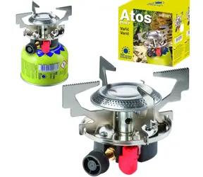 Meva ATOS / Kempingový vařič / Plynové kartuše / Piezo zapalování / 1,8 kW