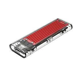 Orico TCM2-C3 červená / Box pro M.2 NVMe SSD / USB-C / 10 Gbit/s
