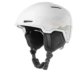 Qunature Lyžařská helma s chrániči uší bílá 54-58 cm / Lyžařská helma / Snowboard