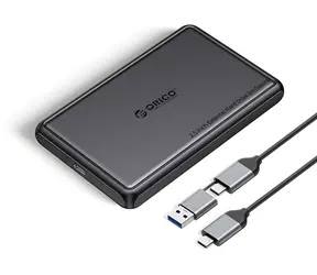 Orico DDL25-C3 černá / Box pro 2,5" HDD/SSD / USB-C / 5 Gb/s