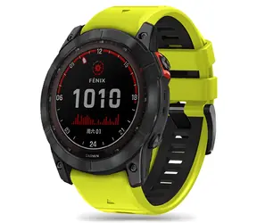 Tech-Protect IconBand Pro limetkovo-černá / Řemínek / Garmin Fenix 3 & 5X & 3HR & 5X Plus & 6X & 6X Pro & 7X