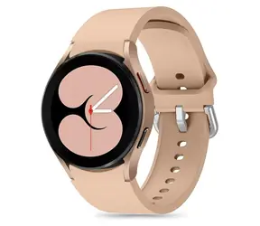 Tech-Protect Silicone Strap béžová / Řemínek / pro Samsung Galaxy Watch 4/5/5 Pro/6/7/FE / silikonový