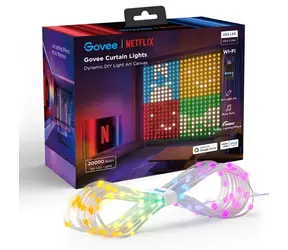 Govee H70BC Curtain Light 1,5x1,5 m / LED světelná opona / RGBIC / 400 LED / BT / Wi-Fi