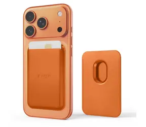 Tech-Protect MagWallet oranžová / Peněženka MagSafe / magnetická