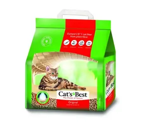 Cat's Best Original 10 l / Kočkolit / dřevovláknité / hrudkující / 4,5 kg / s dřevitou vůní