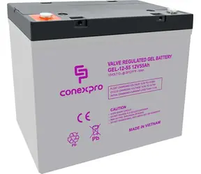 Conexpro GEL-12-55 / Baterie / GEL / 12V/55Ah / T14-M6 / Deep Cycle