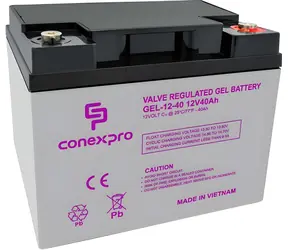 Conexpro GEL-12-40 / Baterie / GEL / 12V / 40Ah / T14-M6 / Deep Cycle