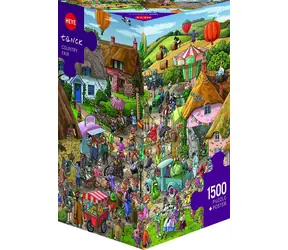 HEYE Puzzle Venkovský jarmark / 1500 dílků / 80 x 60 cm