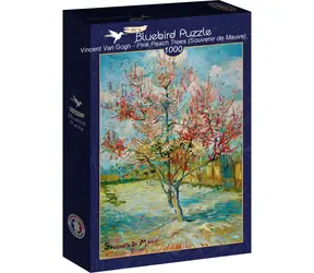 BLUEBIRD Puzzle Růžové broskve / 1000 dílků / 48 x 68 cm