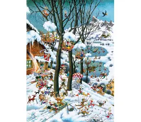 HEYE Puzzle Paradise: V zimě / 1000 dílků / 50 x 70 cm