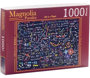 MAGNOLIA Puzzle Matematika / 1000 dílků / 68 x 48 cm
