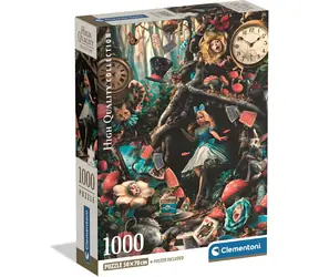 CLEMENTONI Puzzle Další den ve Wonderlandu / 1000 dílků / od 18 let