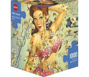 HEYE Puzzle Život Insta-dívky / 1000 dílků / 50 x 70 cm
