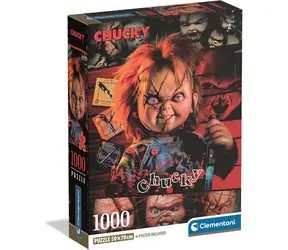 CLEMENTONI Puzzle Horror Collection: Chucky / 1000 dílků / od 14 let