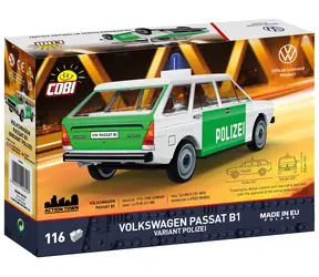 COBI 24645 Stavebnice Volkswagen Passat B1 Variant Policie / 1:35 / 116 dílků